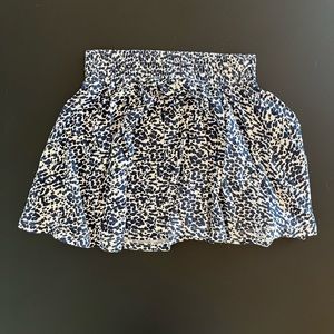 Mini Skirts for Summer! 100% Cotton, Blue / White print, XS